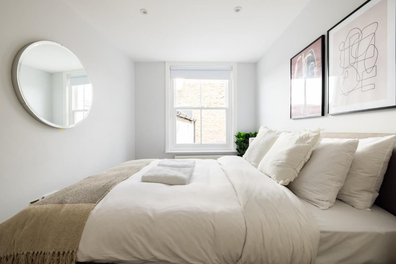 شقة The Margravine Maisonette - Modern & Bright 2Bdr Flat لندن المظهر الخارجي الصورة